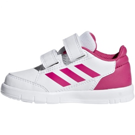 Schuhe adidas Altasport Cf I Jr D96846 weiß violett 2