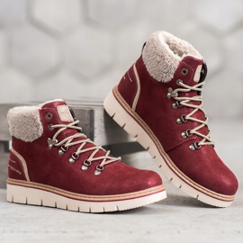 McKey Wildleder-Trapper rot 1