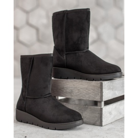 Kylie Hohe Mukluki schwarz 1