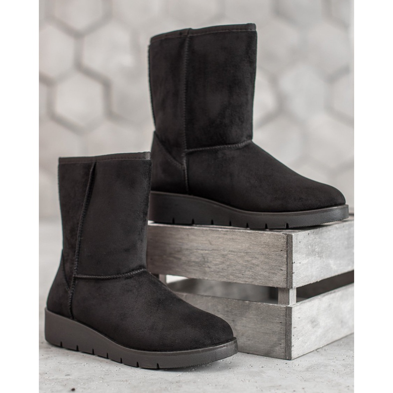 Kylie Hohe Mukluki schwarz 1