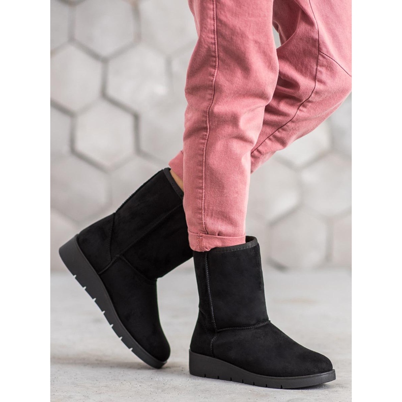 Kylie Hohe Mukluki schwarz 2