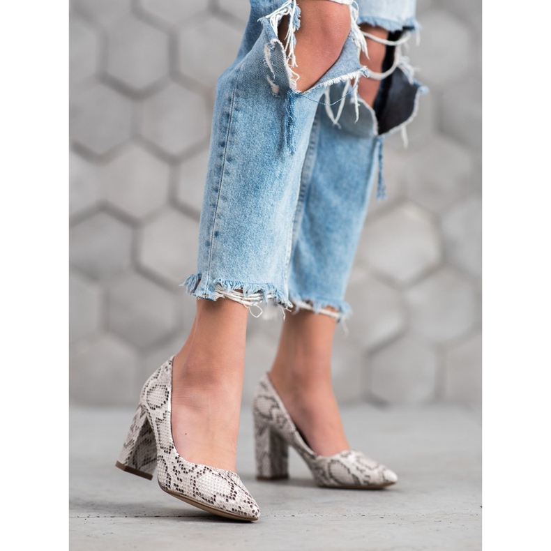 Seastar Pumps mit Schlangenmuster mehrfarbig 1