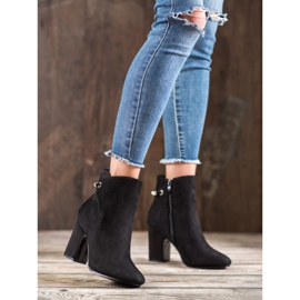 SHELOVET Stiefel mit Zirkonia schwarz 1