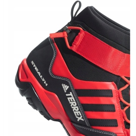 Trekkingschuhe adidas Terrex Hydro Lace M CQ1755 schwarz rot 1