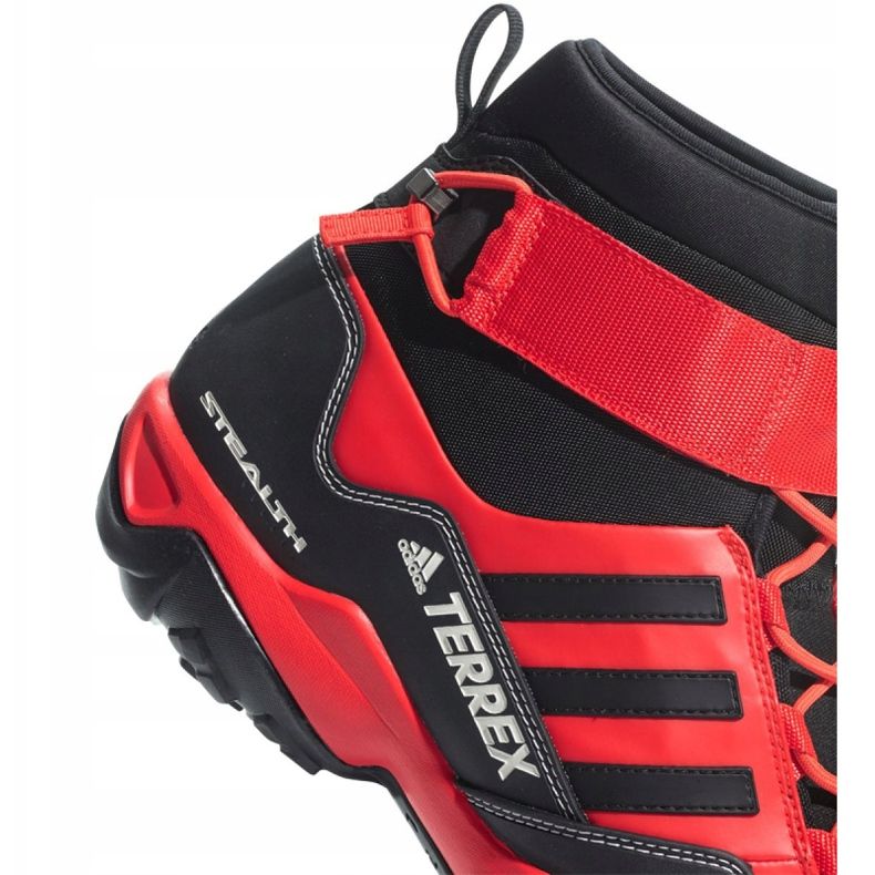 Trekkingschuhe adidas Terrex Hydro Lace M CQ1755 schwarz rot 1