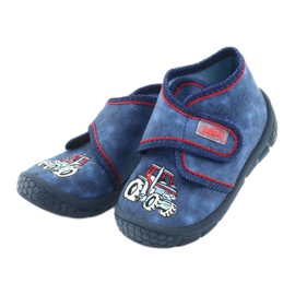 Befado Kinderschuhe 529P027 rot marineblau 3