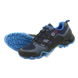 Schwarze Atletico 8003 Turnschuhe marineblau 4