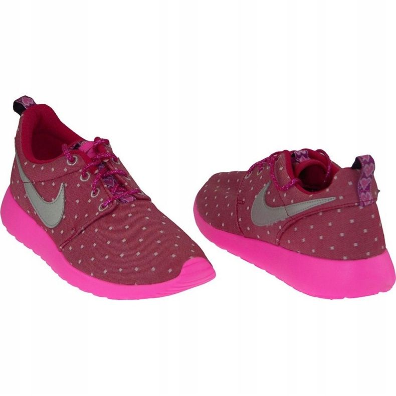 Nike Rosherun Print Gs W 677784-606 Schuhe rosa 1