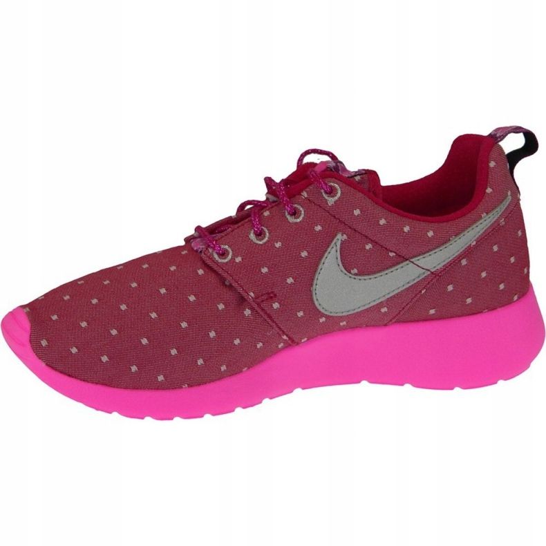 Nike Rosherun Print Gs W 677784-606 Schuhe rosa 2