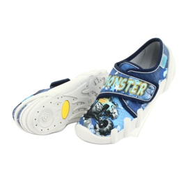 Befado Kinderschuhe 273X271 marineblau blau gelb 5