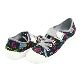Befado Kinderschuhe 251Y137 schwarz blau rosa grau gelb 4