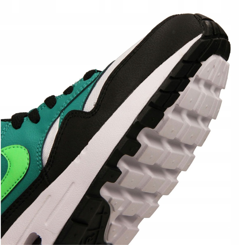 Nike Air Max 1 Gs Jr 807602-111 Schuhe schwarz mehrfarbig grün 2