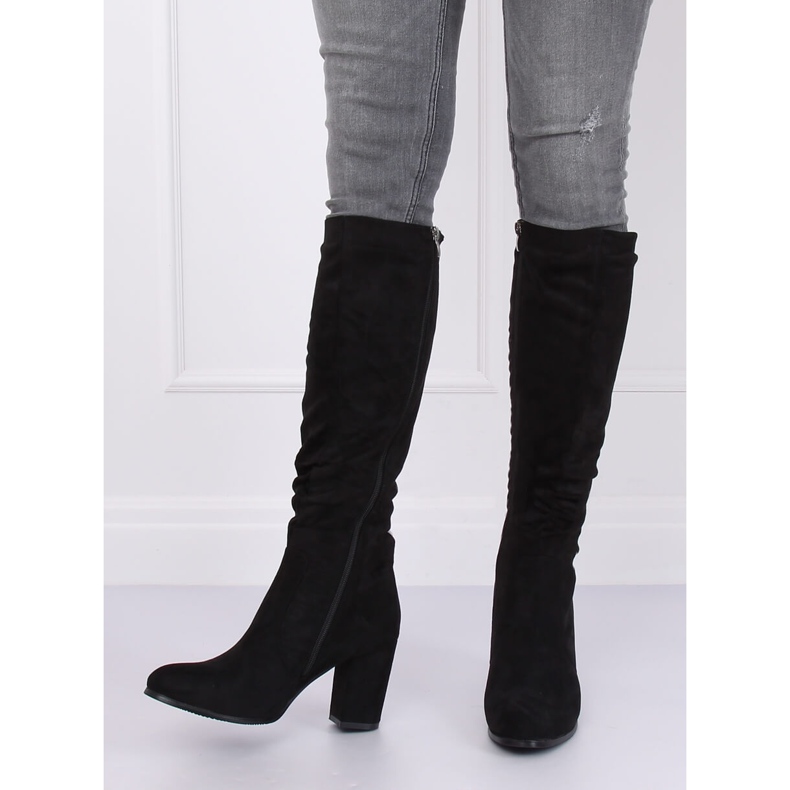 Klassische schwarze High Heels 750-05 Schwarz 1