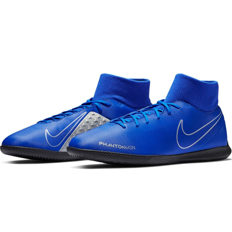 Nike Phantom Vsn Club Df Ic M AO3271 400 Fußballschuhe blau blau 2