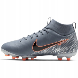 Nike Mercurial Superfly 6 Academy Mg Jr AH7337 408 Fußballschuhe mehrfarbig grau 1