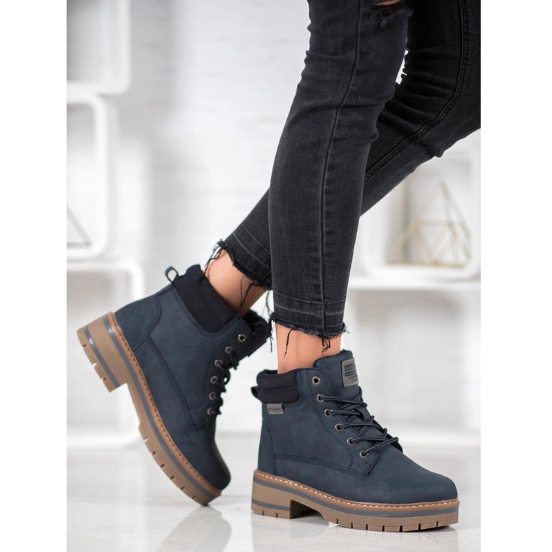 Arrigo Bello Warme Wanderschuhe blau 1