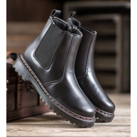 SHELOVET Chelsea-Boots auf der Plattform schwarz 1