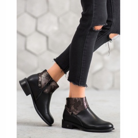 VINCEZA Stiefel schwarz mehrfarbig 1