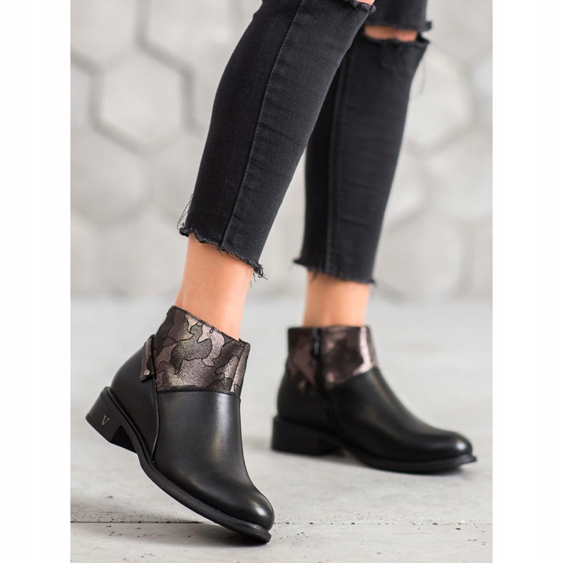VINCEZA Stiefel schwarz mehrfarbig 2