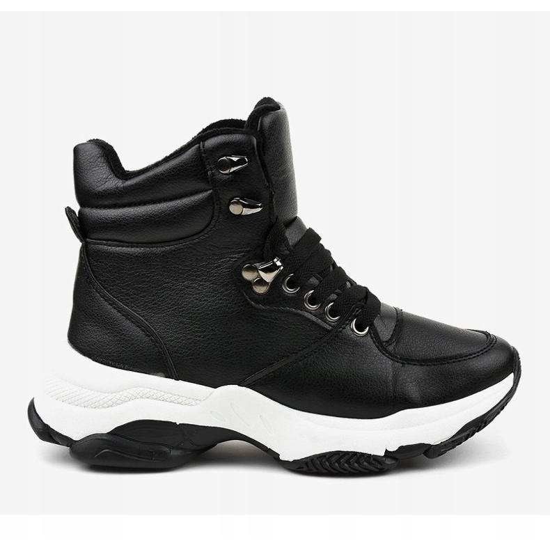 Schwarze Damen-Sneaker mit Isolierung C-3132 2