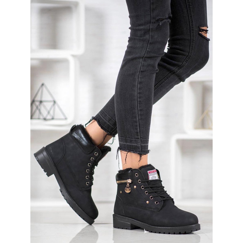 SHELOVET Fallensteller mit verziertem Schloss schwarz 1