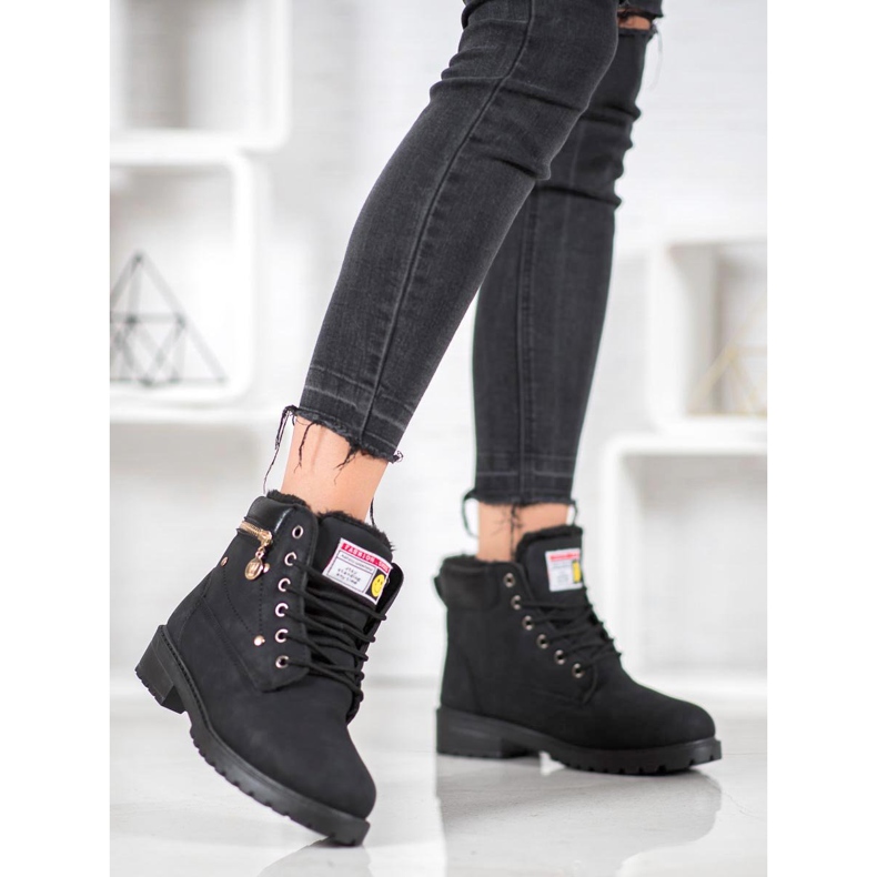 SHELOVET Fallensteller mit verziertem Schloss schwarz 2