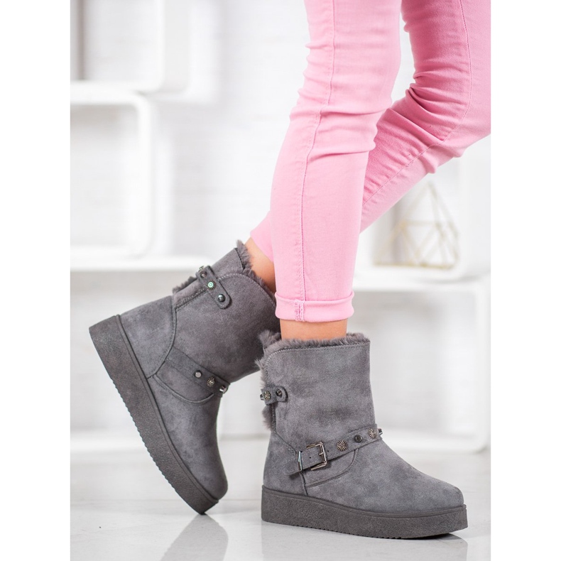 SHELOVET Mukluki mit Jets grau 2