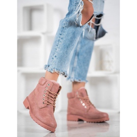 SHELOVET Rosa Trapper mit Fell 1