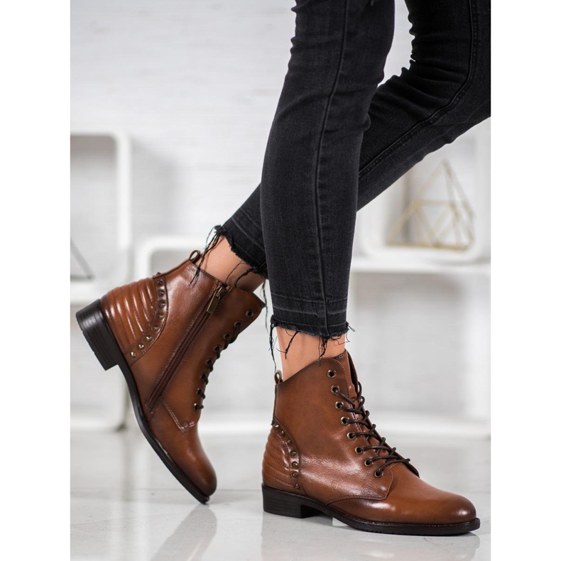 Elegante VINCEZA Stiefel braun 1