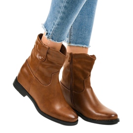 Warme braune Cowboystiefel G-7607 1