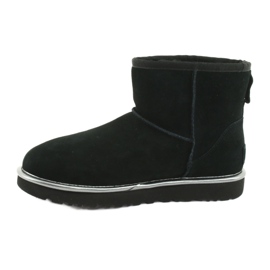Ugg Classic Mini Ugg Rubber Logo W 1110087-BMT Schuhe schwarz grau 2