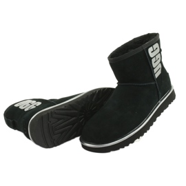 Ugg Classic Mini Ugg Rubber Logo W 1110087-BMT Schuhe schwarz grau 4