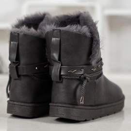 SHELOVET Mukluki mit Öko-Leder grau 1