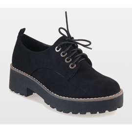 Schwarze Schuhe mit hohen Absätzen LL183 1