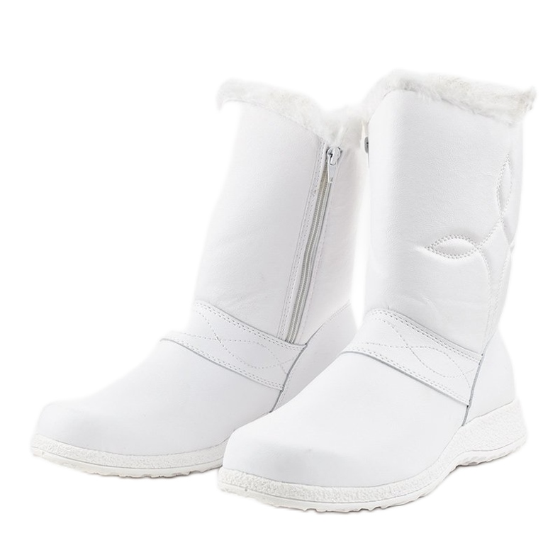 Weiße Schneestiefel 69 2