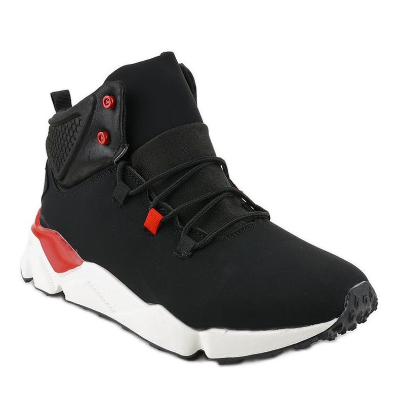 Schwarze F35-1 isolierte Turnschuhe 1