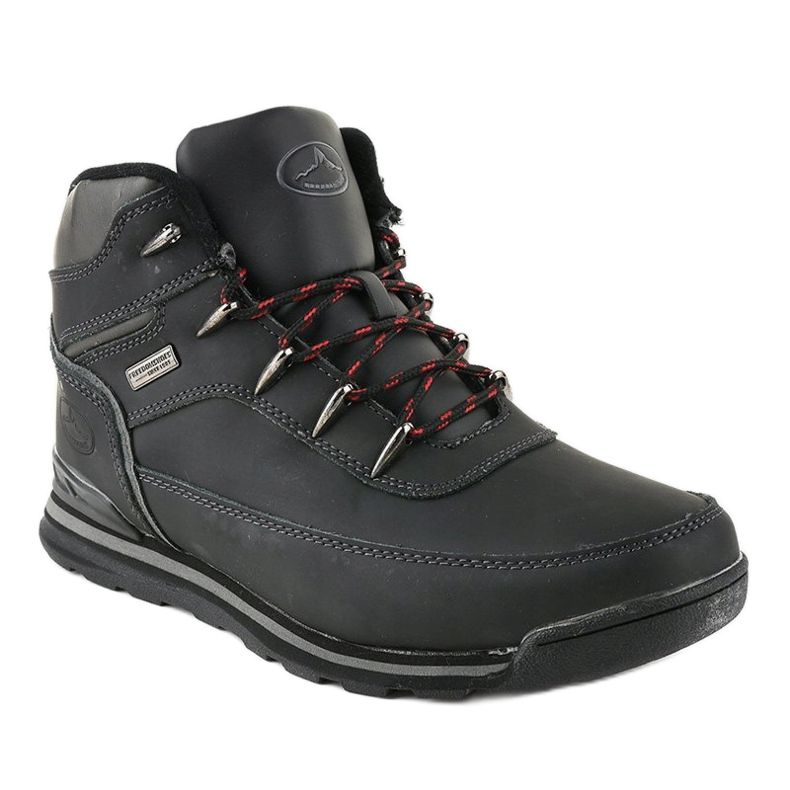 Schwarze isolierte Schneestiefel von MXC-7589 1