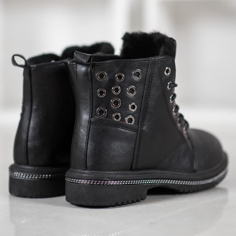 SHELOVET Trapper mit Jets schwarz 1