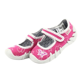 Befado Kinderschuhe 109P165 rosa grau 3