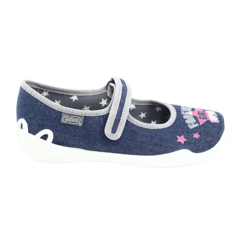 Befado Kinderschuhe 114Y369 marineblau blau grau mehrfarbig 1