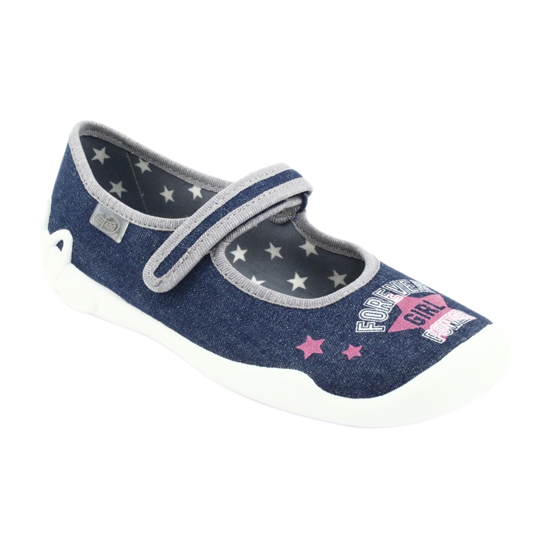 Befado Kinderschuhe 114Y369 marineblau blau grau mehrfarbig 2