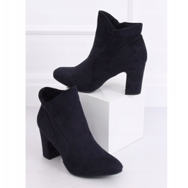 Marineblaue Stiefel mit hohen Absätzen K1809810 Marino navy blau 2