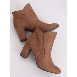 Beige Stiefel mit hohem Absatz K1809810 Taupe 1