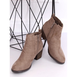 Beige Stiefel mit hohen Absätzen K1809305 Taupe 2