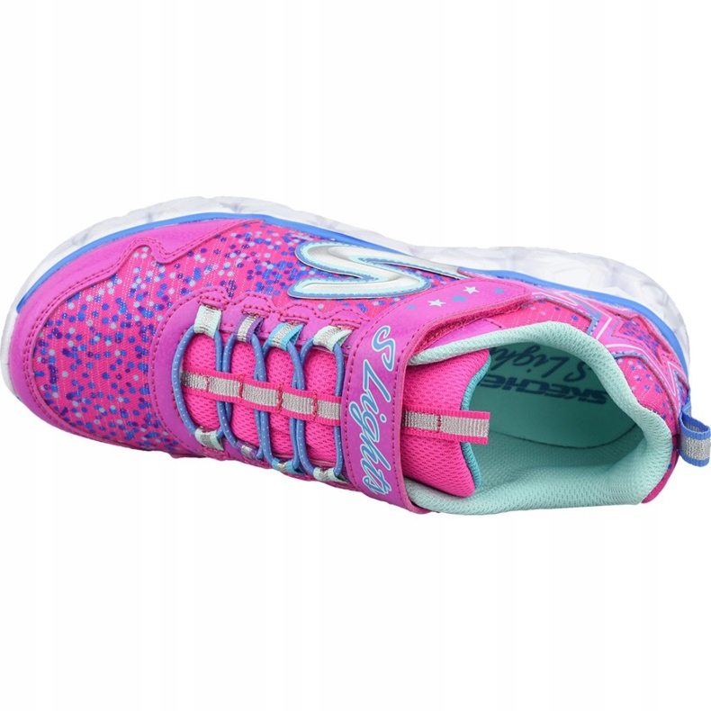 Skechers Galaxy Lights Jr 10920L-NPMT Schuhe rosa 2