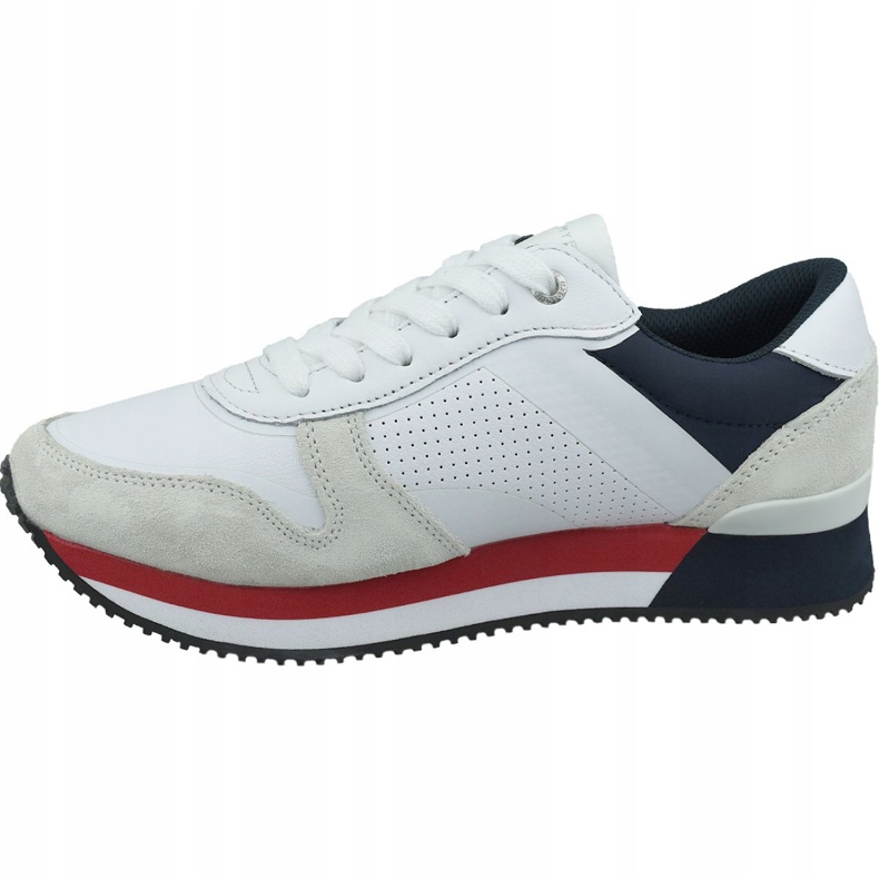 Tommy Hilfiger Active City Sneaker W FW0FW04304 020 Schuhe weiß rot marineblau 1