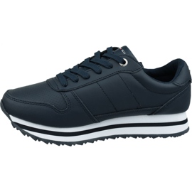 Schuhe Tommy Hilfiger Tommy Retro Crystal Sneaker W FW0FW04683 Cki marineblau 1