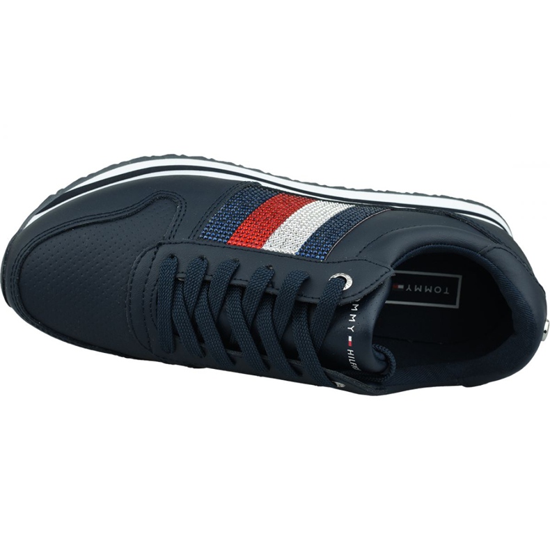 Schuhe Tommy Hilfiger Tommy Retro Crystal Sneaker W FW0FW04683 Cki marineblau 2