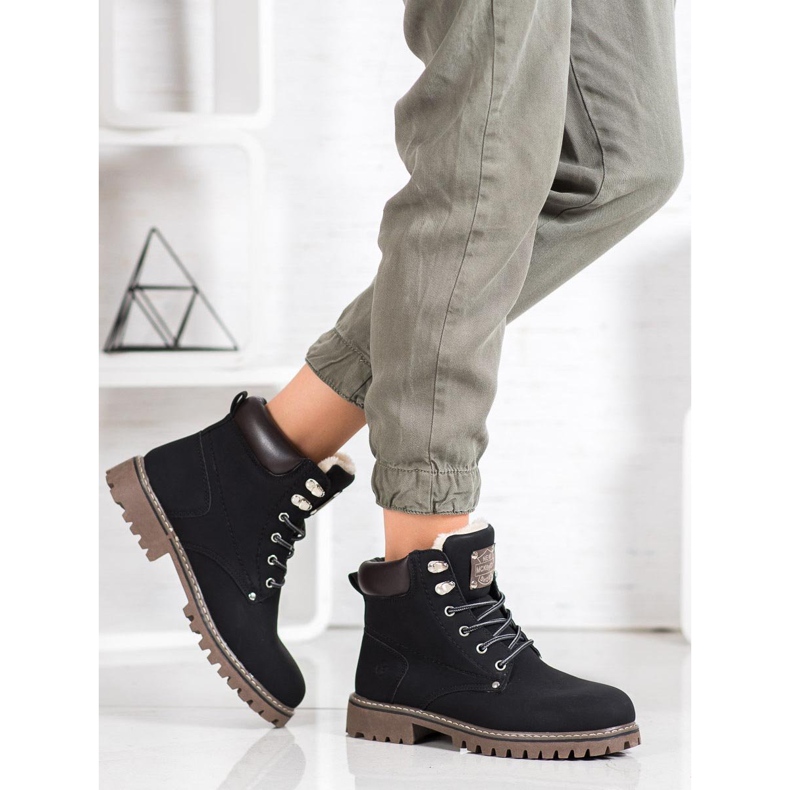 Mckeylor Schwarze Trapper mit Fell 2