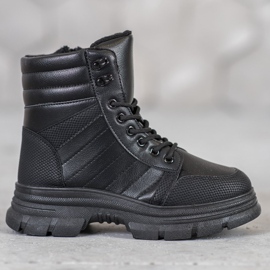 SHELOVET Schwarze Modeschuhe 2